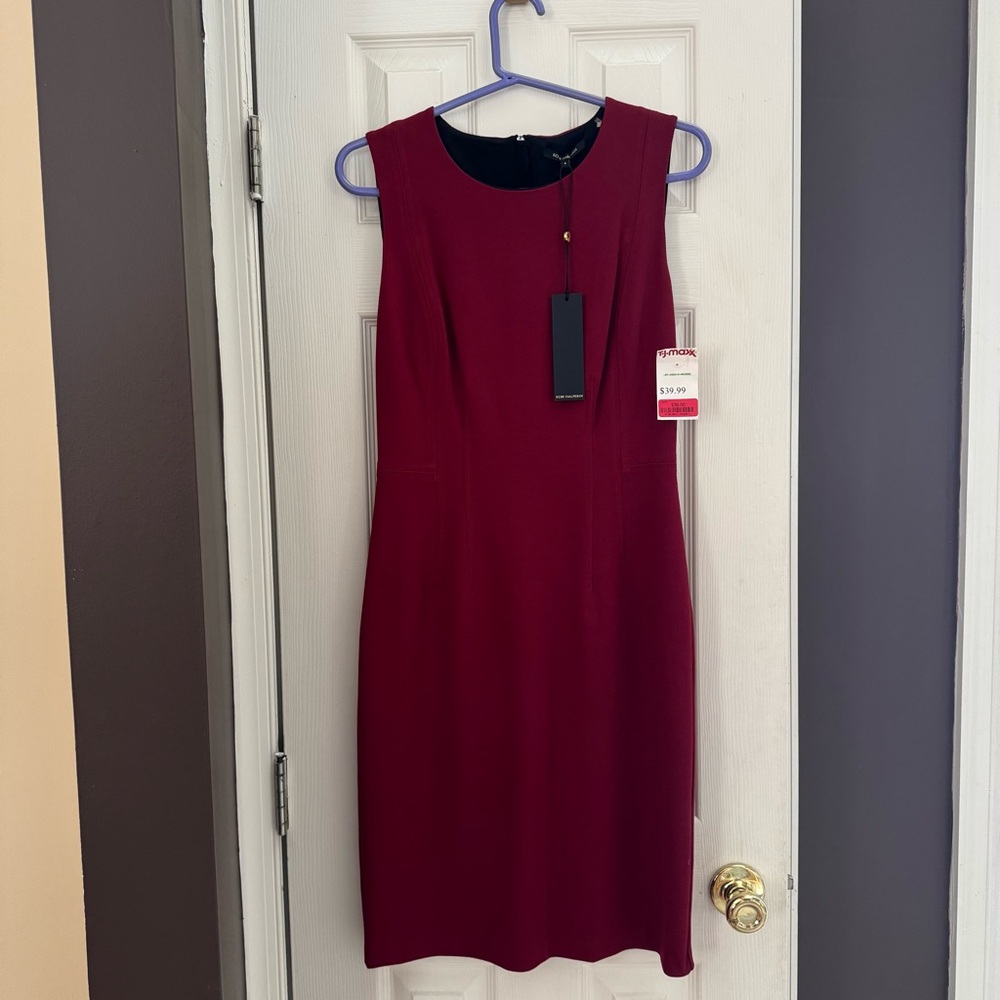 NEW Kobi Halperin Merlot Lora Sleeveless Dress Size 6
